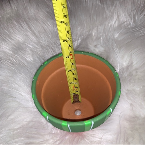 🎉HP!! 🍉NEW! Watermelon Hand Painted Flower Pot - Picture 14 of 15